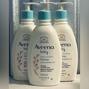 Aveeno Baby Daily Moisture Lotion - 12 fl oz (Pack of 3)